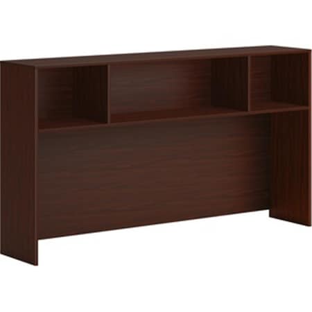 Seatsolutions 72 in. Desk Hutch with No Doors, Mahogany SE3200506